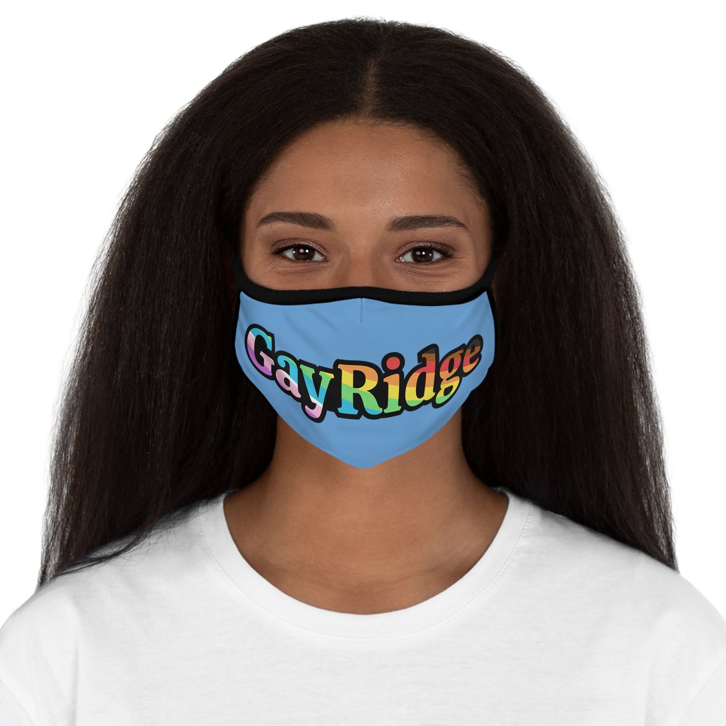 Colorful GayRidge Face Mask, Fashionable Face Cover, LGBTQ Pride Accessory, Daily Wear Mask, Vibrant Cotton Mask