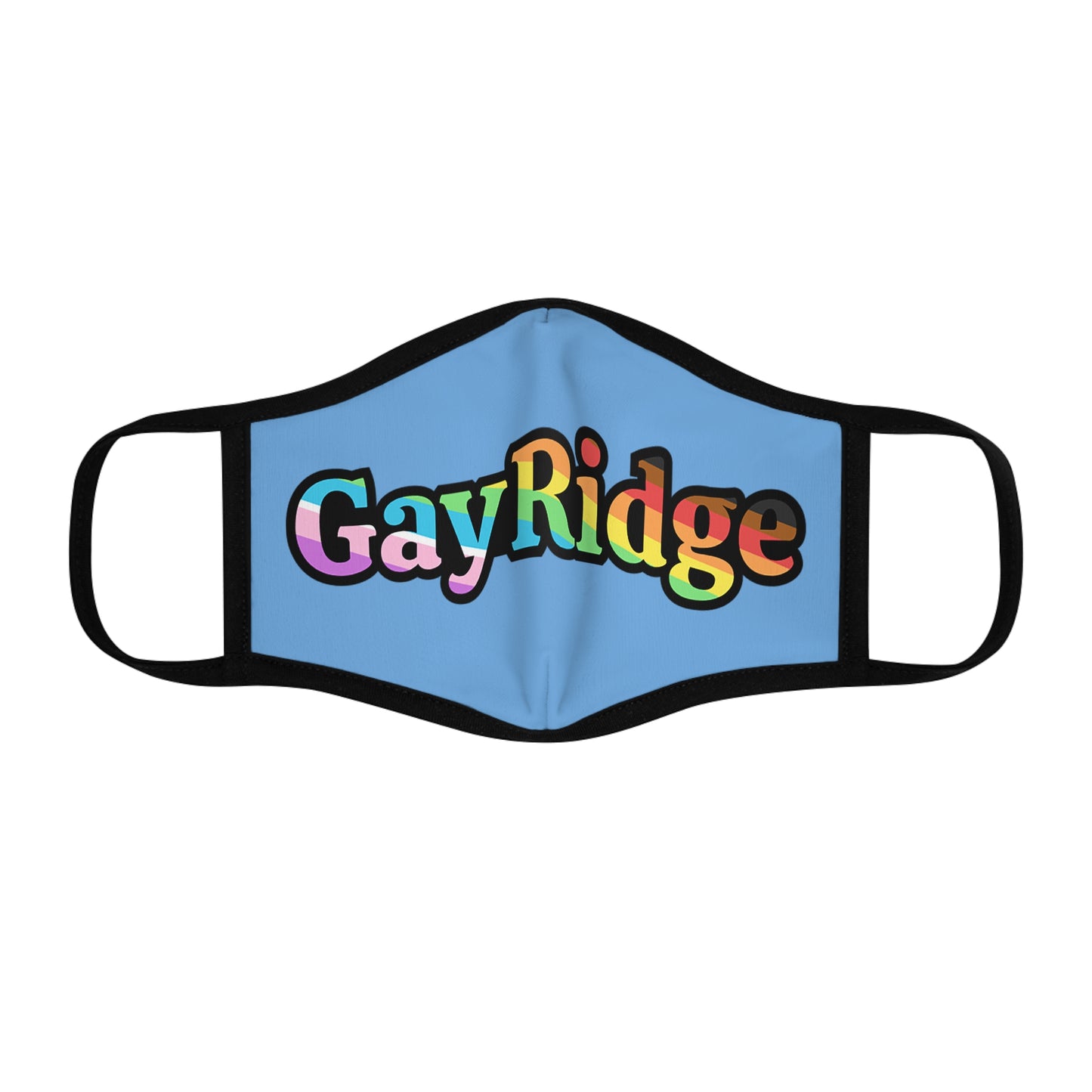 Colorful GayRidge Face Mask, Fashionable Face Cover, LGBTQ Pride Accessory, Daily Wear Mask, Vibrant Cotton Mask