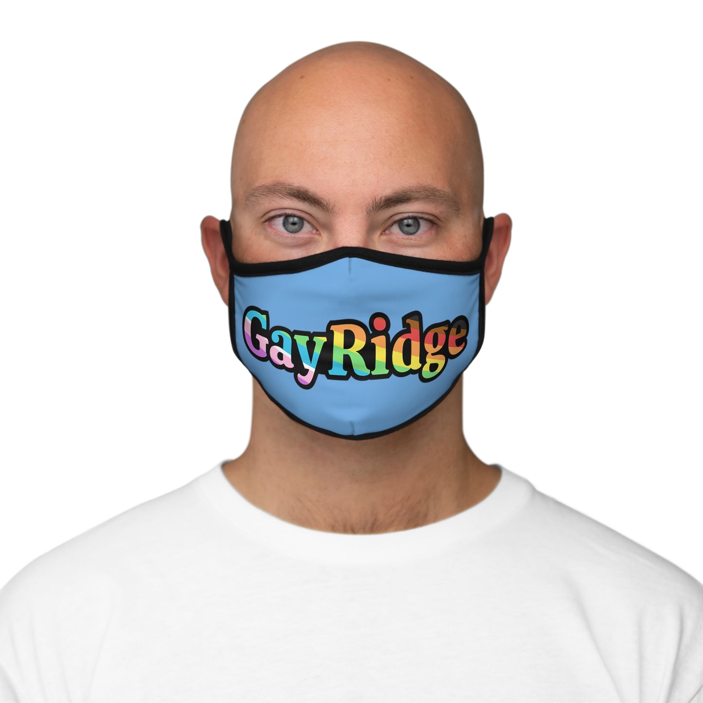 Colorful GayRidge Face Mask, Fashionable Face Cover, LGBTQ Pride Accessory, Daily Wear Mask, Vibrant Cotton Mask